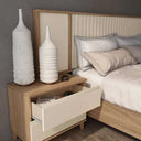 Cabecero galería LUCCA mod. 12 en melamina con diseño sofisticado y colores personalizables para dormitorio