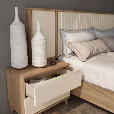 Cabecero galería LUCCA mod. 12 en melamina con diseño sofisticado y colores personalizables para dormitorio
