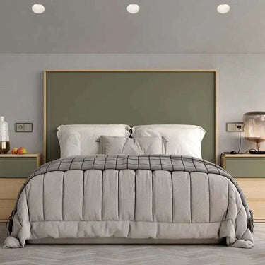 Cabecero matrimonio LUCCA mod. 2 en madera melamínica con diseño moderno y personalizable en varios colores y medidas.