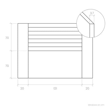 Composición Dormitorio de Matrimonio L'AQUILA 1