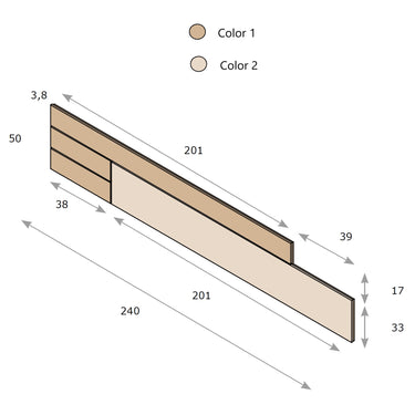 Cabecero Galería matrimonio LUCCA mod. 11