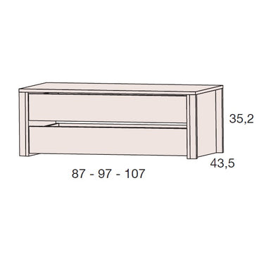 Cajonera Interior 2C Siena