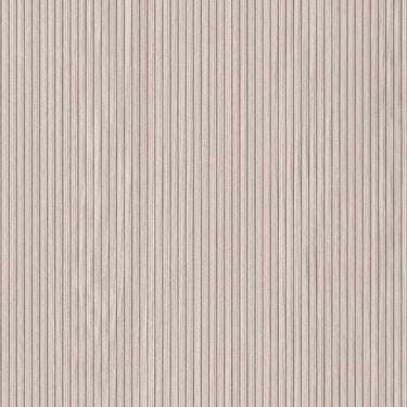 Cama alta con acabado alistado en madera clara, con textura vertical y patrón lineal sutil, diseño moderno y juvenil.
