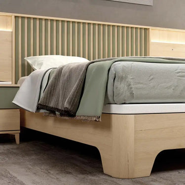 Canapé con patas base tapizada LUCCA mod. 2