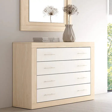 Cómoda 4 Cajones L’aquila Mesita De Noche