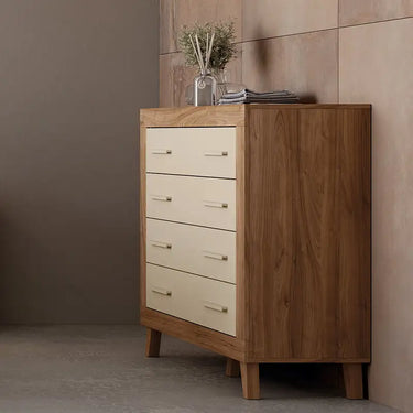 Cómoda 4 Cajones L’aquila Mesita De Noche