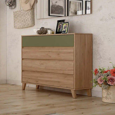 Cómoda 4 cajones LUCCA tirador Uñero