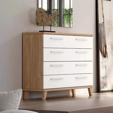 Cómoda 4 cajones LUCCA con Tirador