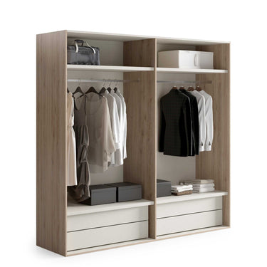 Cajonera interior de 2 cajones para armario GENOVA complemento práctico