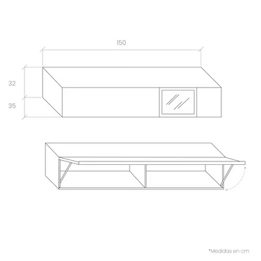 Composición Salón CATANIA 2 ambiente 8