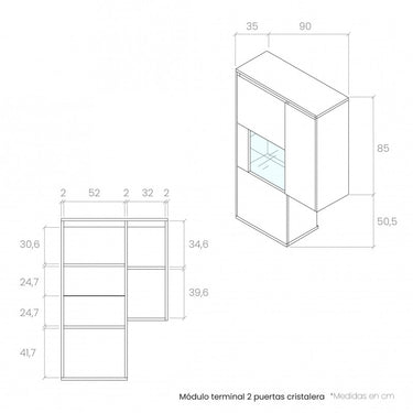 Composición de salón LECCE ambiente 52