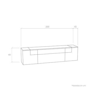 Composición de Salón Comedor MILAN ambiente 13