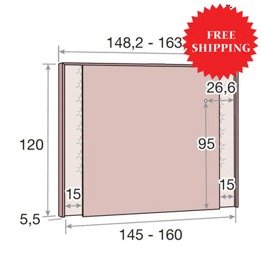 Composición Dormitorio de Matrimonio SIENA ambiente 1 Dormitorio Matrimonio