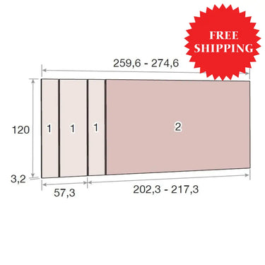 Composición Dormitorio de Matrimonio SIENA ambiente 2 Dormitorio Matrimonio