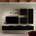 Composición de salón Florencia ambiente 2 con mueble TV flotante y colores elegantes