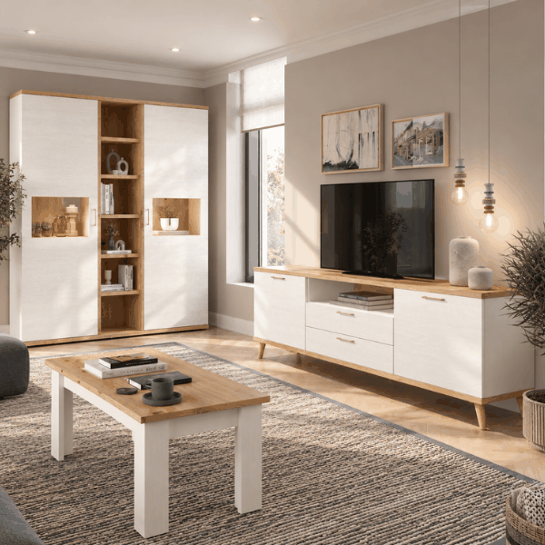Mueble de salón comedor completo BOLONIA ambiente 12