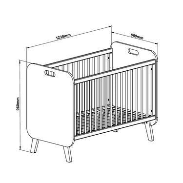 Cuna infantil mod. SIRAP