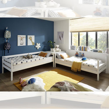 Litera infantil convertible MARTINA blanco