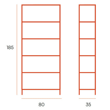 Estantería Larga mod. AINATIT