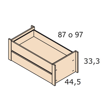 Complemento Armario Cajonera 2C L'Aquila
