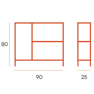 Estantería Baja mod. AINATIT mod.2
