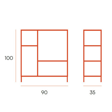 Estantería Baja AINATIT mod.3