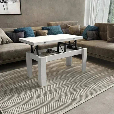 Mesa de centro elevable convertible Pata L mod. LIANA