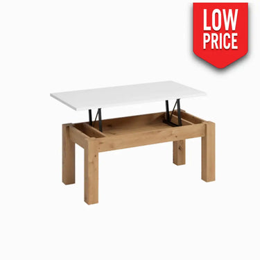 Mesa Centro elevable mod. GINA ARTISAN/BLANCO Mesa centro