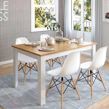 Mesa de comedor extensible pata L ALLEGRA