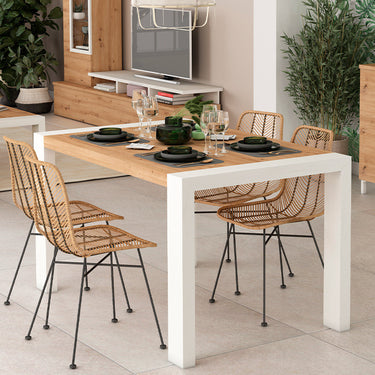 Mesa Rectangular Portería Extensible Deslizante mod. GINEVRA