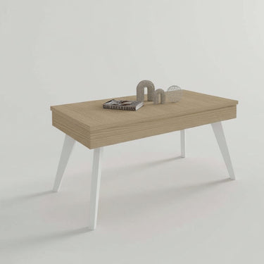 Mesa de Centro elevable patas metálicas mod. COSTANZA