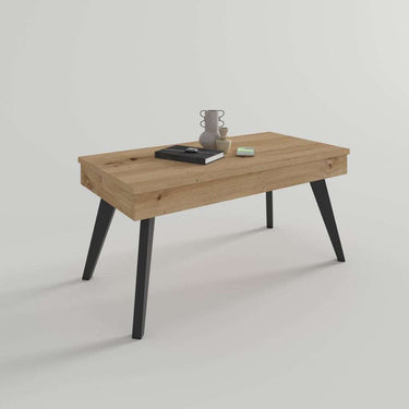 Mesa de Centro elevable patas metálicas mod. COSTANZA