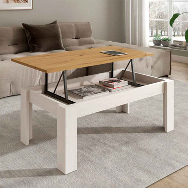 Mesa Centro Elevable pata L mod. ADRIANA