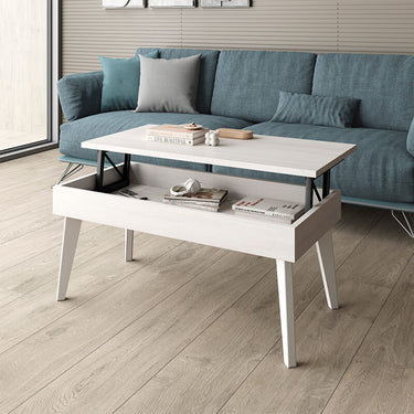 Mesa de Centro elevable patas metálicas mod. COSTANZA