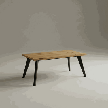 Mesa de centro fija patas metálicas mod. STELLA