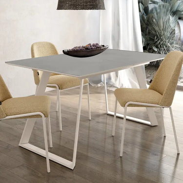 Mesa Salon Comedor Extensible mod. ANNABELLA PORCELÁNICO