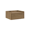 Mesa de noche suspendida EKALB en roble moderno con cajón
