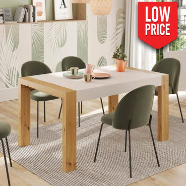 Mesa Rectangular Portería Extensible Deslizante mod. GINEVRA Mesa Salón