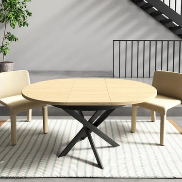 Mesa redonda Extensible patas X mod. DONATA