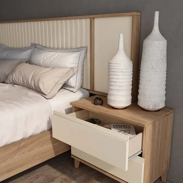 Mesita 2 cajones LUCCA Tirador J