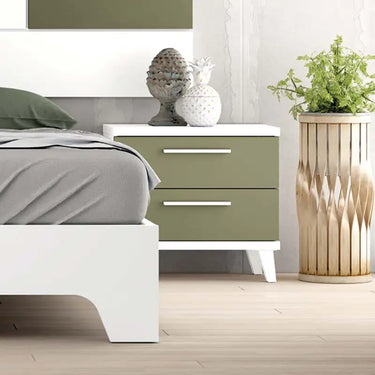 Mesita 2 cajones LUCCA Tirador