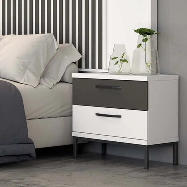 Mesita 2 cajones LUCCA Tirador