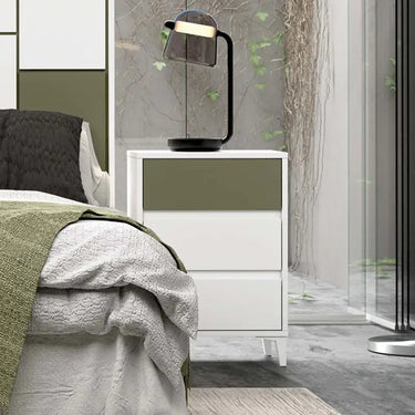 Mesita 3 cajones LUCCA tirador Uñero