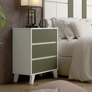 Mesita 3 cajones LUCCA tirador Uñero