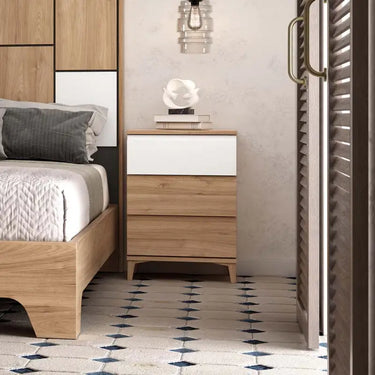 Mesita 3 cajones LUCCA Tirador J