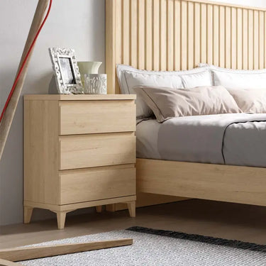 Mesita 3 cajones LUCCA Tirador J