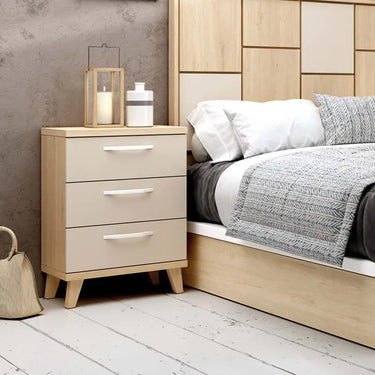 Mesita 3 cajones LUCCA Tirador