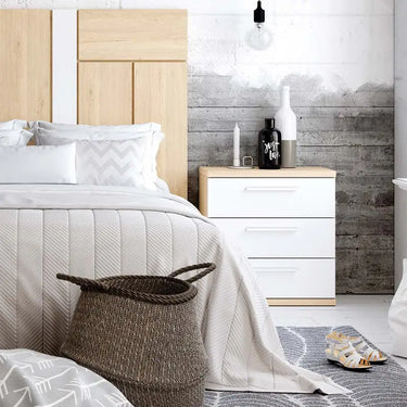 Mesita 3 cajones LUCCA Tirador