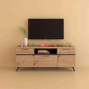 Mueble para TV ROMA 160 cm diseño nórdico con almacenamiento