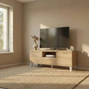 Mueble salón comedor Bolonia con vitrina doble y mueble para TV en varios colores y tamaños